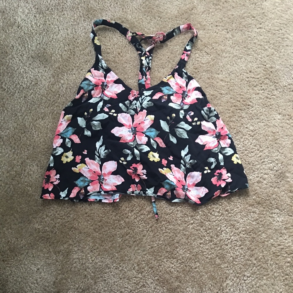 Forever 21+ Crop Floral Top
